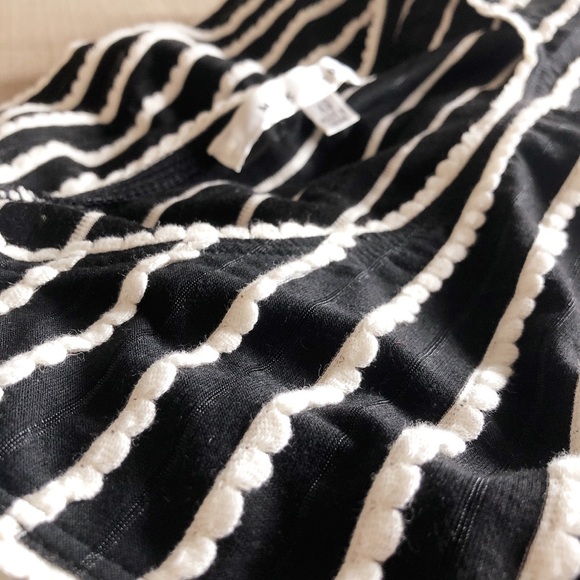 Max Studio Black/White Striped Dress - Picture 4 of 4